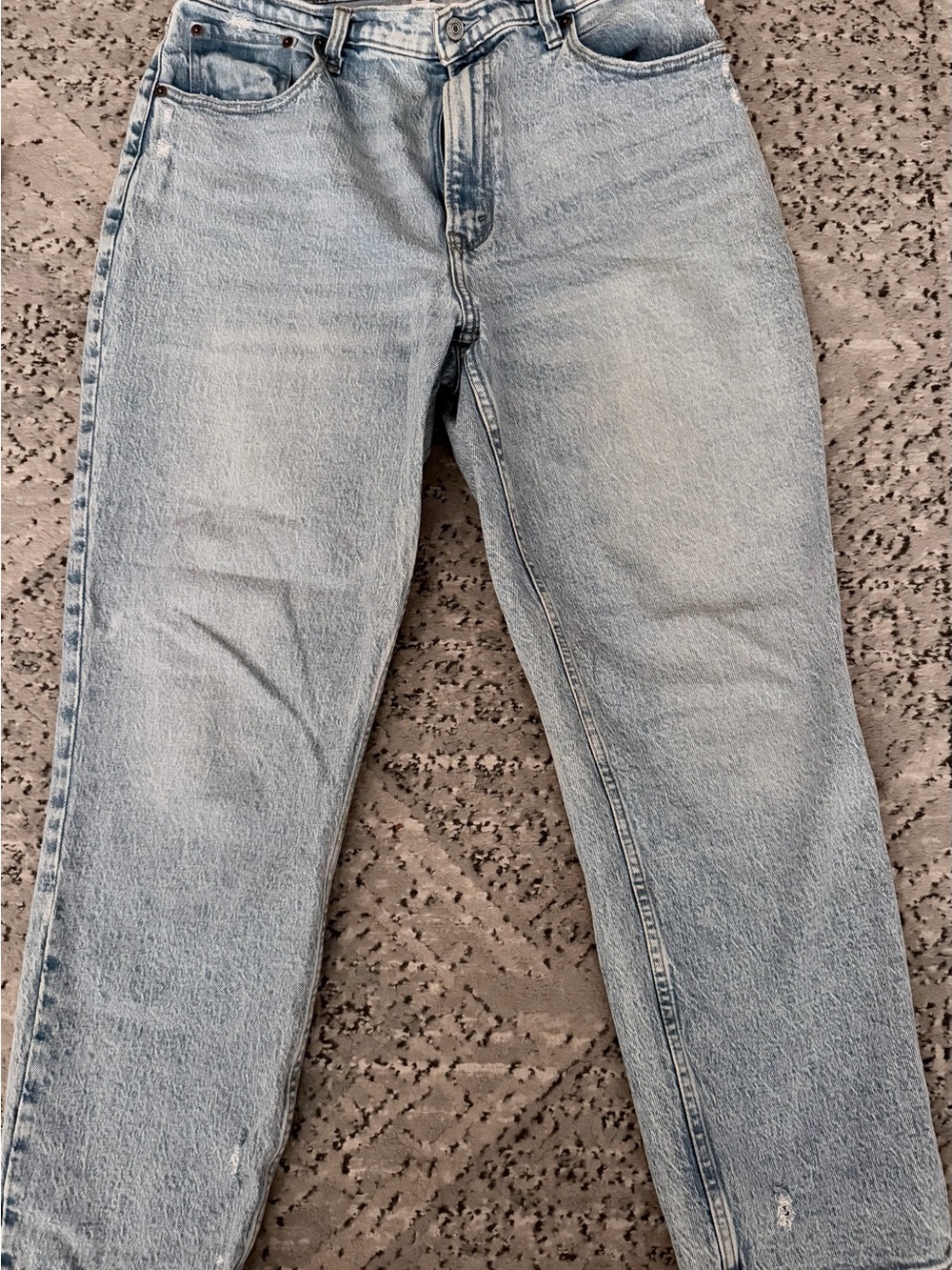 Abercrombie Curve Love 90s Straight Light Wash Women's Jeans